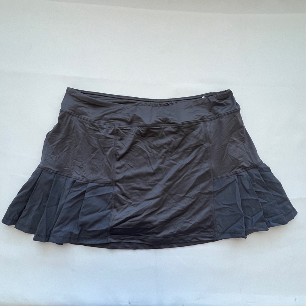 Head Slim Fit Dri-Motion Tennis Skort, Dark Gray Pleated,NWT, Women’s Size XL
